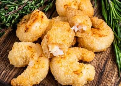 Crumbed Green Prawns