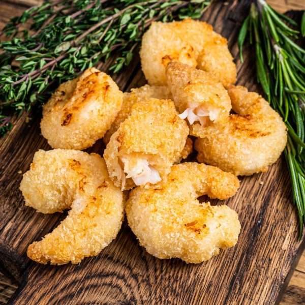 Crumbed Green Prawns